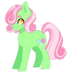 Size: 2761x2695 | Tagged: safe, artist:kittii-kat, derpibooru import, oc, oc:peony, earth pony, pony, female, magical lesbian spawn, mare, offspring, parent:bon bon, parent:lyra heartstrings, parents:lyrabon, simple background, solo, transparent background