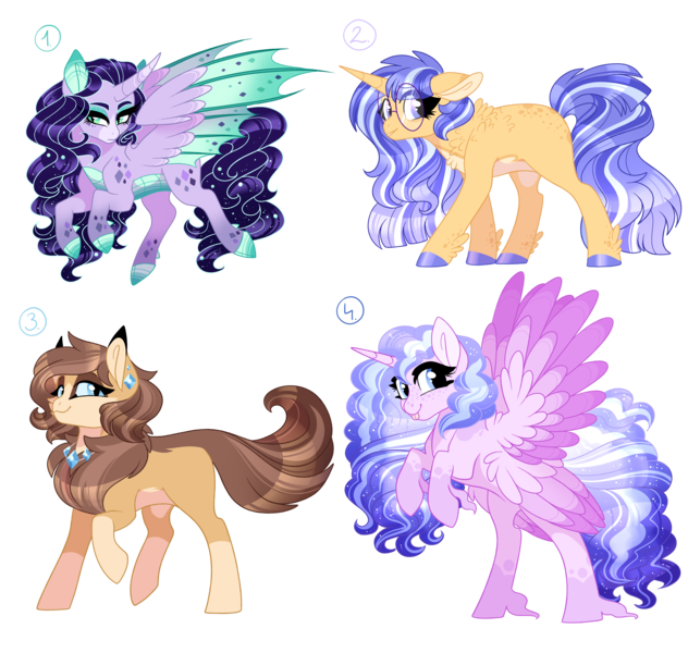 Size: 4000x3800 | Tagged: safe, artist:gigason, derpibooru import, oc, unofficial characters only, alicorn, dracony, dragon, hybrid, pony, seraph, seraphicorn, unicorn, female, mare, multiple wings, simple background, transparent background, wings
