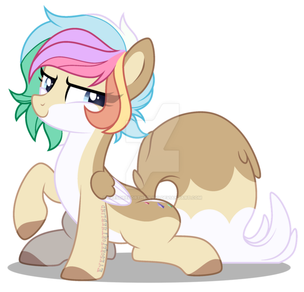 Size: 912x876 | Tagged: safe, artist:eyesorefortheblind, deleted from derpibooru, derpibooru import, oc, oc:angel quartz, fox, fox pony, hybrid, pegasus, pony, base used, deviantart watermark, obtrusive watermark, simple background, solo, transparent background, watermark