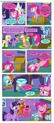 Size: 868x1977 | Tagged: applejack, artist:dziadek1990, comic, comic:ponies and d&d, conversation, derpibooru import, dialogue, dungeons and dragons, edit, edited screencap, emote story:ponies and d&d, fluttershy, oc, oc:shade, pen and paper rpg, pinkie pie, rainbow dash, rarity, rpg, safe, screencap, screencap comic, slice of life, text, the one where pinkie pie knows, twilight sparkle