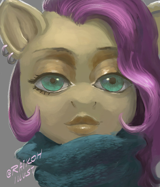 Size: 684x800 | Tagged: safe, artist:raikoh, derpibooru import, fluttershy, creepy, creepy face, solo, uncanny valley