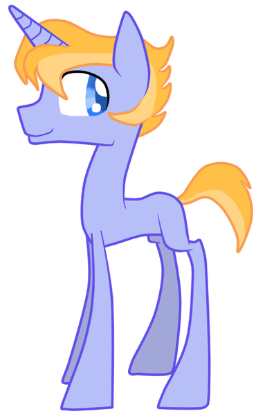 Size: 509x798 | Tagged: safe, alternate version, artist:mcwolfity, deleted from derpibooru, derpibooru import, oc, unofficial characters only, pony, unicorn, horn, male, offspring, parent:flash sentry, parent:twilight sparkle, parents:flashlight, simple background, smiling, solo, stallion, unicorn oc, white background