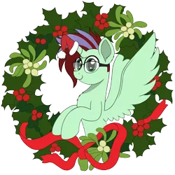 Size: 2560x2560 | Tagged: safe, artist:adjierakapangestu, derpibooru import, oc, oc:ember heartshine, unofficial characters only, alicorn, pony, commission, hat on horn, hearth's warming, princess, simple background, solo, tiny hat, transparent background, ych result