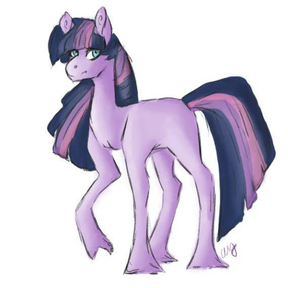 Size: 570x570 | Tagged: safe, artist:last-star-oc, derpibooru import, twilight sparkle, earth pony, pony, leak, spoiler:g5, earth pony twilight, female, g5, mare, redesign, simple background, solo, twilight sparkle (g5), white background