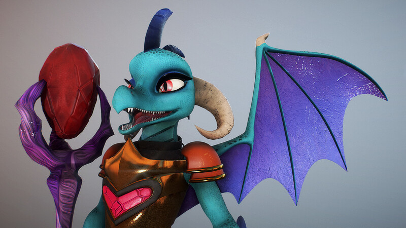 Size: 1920x1080 | Tagged: 3d, 3d model, armor, artist:kaiden jackson, bloodstone scepter, derpibooru import, dragon, dragon armor, dragoness, female, maya, mudbox, princess ember, safe