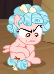 Size: 619x842 | Tagged: cozy glow, cozy glow is best facemaker, cozy glow is not amused, cropped, derpibooru import, faic, female, filly, foal, safe, screencap, sitting, solo, the summer sun setback
