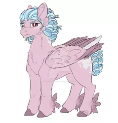 Size: 1024x1069 | Tagged: safe, artist:dinosaphira99, derpibooru import, cozy glow, pegasus, pony, angry, cozy glow is not amused, determined, ear fluff, eyebrows, feather, female, fluffy, folded wings, hoof fluff, hooves, mare, obtrusive watermark, simple background, solo, watermark, white background, wing fluff, wings