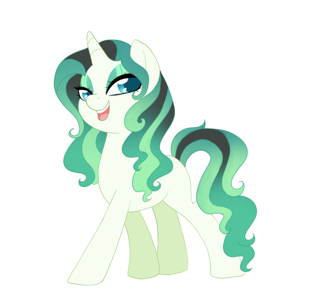 Size: 2761x2695 | Tagged: safe, artist:kittii-kat, derpibooru import, oc, oc:emerald, pony, unicorn, base used, female, mare, simple background, solo, transparent background