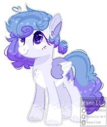 Size: 612x725 | Tagged: safe, artist:manella-art, derpibooru import, oc, oc:pop rocks, unofficial characters only, pegasus, pony, base used, female, heart eyes, mare, simple background, solo, transparent background, white outline, wingding eyes