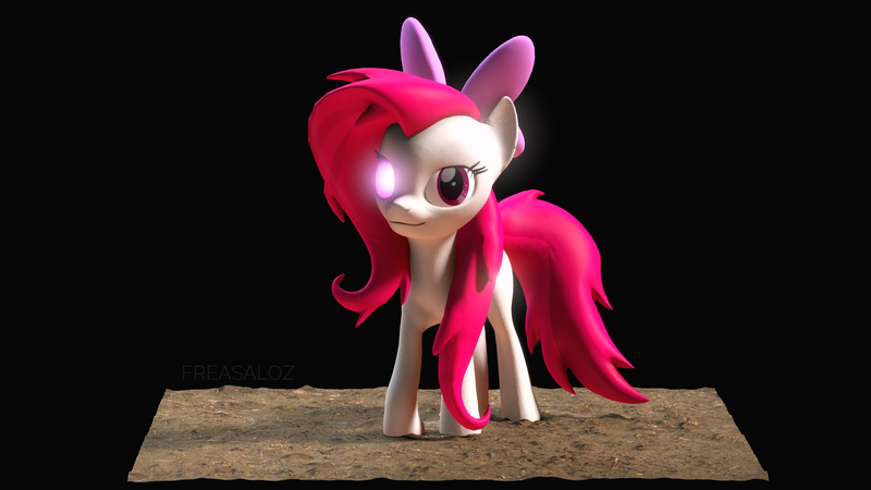 Size: 3840x2160 | Tagged: safe, artist:freasaloz, derpibooru import, oc, oc:shine bright, earth pony, pony, 3d, female, mare, solo, source filmmaker