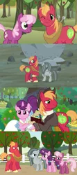 Size: 1280x2880 | Tagged: safe, derpibooru import, edit, edited screencap, screencap, big macintosh, cheerilee, marble pie, sugar belle, earth pony, pony, unicorn, hearthbreakers, hearts and hooves day (episode), the big mac question, apple, apple tree, awkward, best friends, comic, concerned, confused, embarrassed, female, food, friendship, friendshipping, happy ending, hearts and hooves day, holder's boulder, husband and wife, intertwined trees, lip bite, looking at each other, male, pear tree, screencap comic, shipping, shocked, shocked expression, smiling, straight, stunned, sugarmac, surprised, surprised face, sweet apple acres, then and now, tree, worried, youtube link, youtube link in the description