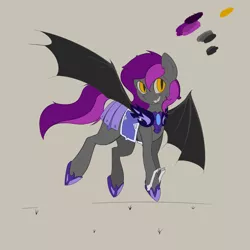 Size: 4000x4000 | Tagged: safe, artist:blueblaze95, derpibooru import, oc, oc:manny, unofficial characters only, bat pony, pony, amber eyes, armor, armor skirt, bat pony oc, bat wings, black wings, clothes, cute, fangs, female, hoof blades, mare, multicolored mane, multicolored tail, night guard, reference sheet, simple background, skirt, smiling, solo, wings