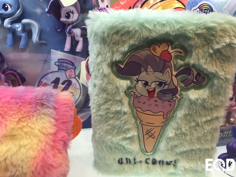 Size: 1600x1200 | Tagged: safe, derpibooru import, rarity, starlight glimmer, trixie, twilight sparkle, pony, unicorn, equestria daily, my little pony: pony life, ice cream cone, merchandise, nyc toy fair 2020, pillow, pun