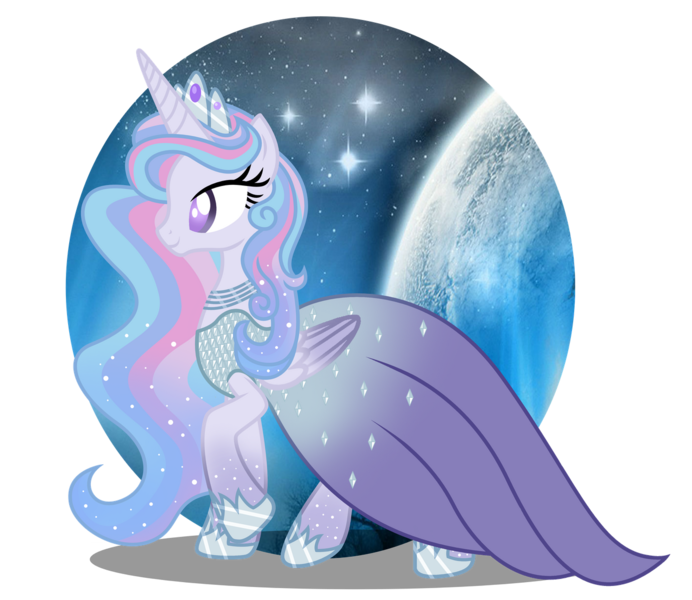 Size: 1280x1110 | Tagged: safe, artist:tenderrain46, derpibooru import, oc, oc:universe starlight, unofficial characters only, alicorn, pony, alicorn oc, clothes, crown, dress, female, gala dress, horn, jewelry, mare, regalia, simple background, solo, transparent background, wings