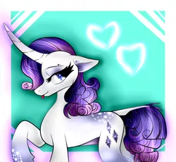 Size: 932x857 | Tagged: safe, artist:kiraone-chan, derpibooru import, rarity, pony, unicorn, leak, spoiler:g5, curved horn, female, g5, horn, leonine tail, mare, raised hoof, rarity (g5), redesign, simple background, solo, tongue out