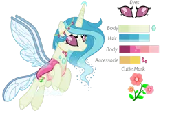 Size: 1280x858 | Tagged: artist:pink-soul27, changepony, derpibooru import, hybrid, oc, oc:summer, offspring, parent:princess celestia, parents:thoralestia, parent:thorax, reference sheet, safe, simple background, solo, transparent background, unofficial characters only