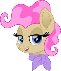 Size: 1282x1500 | Tagged: safe, artist:cloudyglow, derpibooru import, mayor mare, earth pony, pony, the perfect pear, bust, female, lidded eyes, looking at you, mare, movie accurate, non-dyed mayor, simple background, transparent background, younger