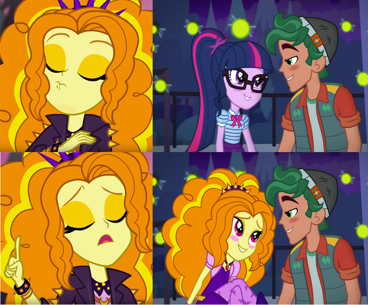 Size: 868x720 | Tagged: safe, derpibooru import, edit, edited screencap, screencap, adagio dazzle, sci-twi, timber spruce, twilight sparkle, equestria girls, equestria girls series, star crossed, sunset's backstage pass!, spoiler:eqg series (season 2), female, hotline bling, male, meme, shipping, straight, timberdazzle, timbertwi