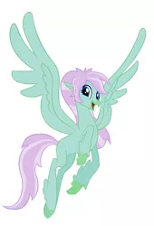 Size: 1264x1856 | Tagged: artist:chili19, base used, derpibooru import, female, flying, hippogriff, hippogriff oc, oc, oc:nana, safe, simple background, smiling, solo, spread wings, unofficial characters only, white background, wings