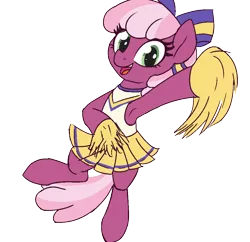 Size: 1002x969 | Tagged: safe, artist:threetwotwo32232, artist:wenni, derpibooru import, cheerilee, earth pony, pony, armpits, bipedal, bow, cheeribetes, cheerileeder, cheerleader, cheerleader outfit, clothes, collaboration, cute, female, hair bow, looking at you, mare, open mouth, pleated skirt, pom pom, simple background, skirt, solo, transparent background