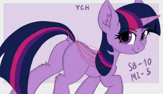 Size: 3999x2321 | Tagged: alicorn, artist:atlas-66, butt, commission, derpibooru import, dock, female, plot, solo, suggestive, twibutt, twilight sparkle, twilight sparkle (alicorn), ych example, your character here