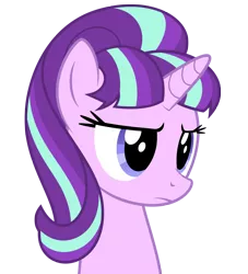 Size: 1654x1821 | Tagged: safe, artist:culu-bluebeaver, derpibooru import, starlight glimmer, pony, unicorn, comic:the newcomer, female, mare, messy mane, png, s5 starlight, simple background, solo, transparent background