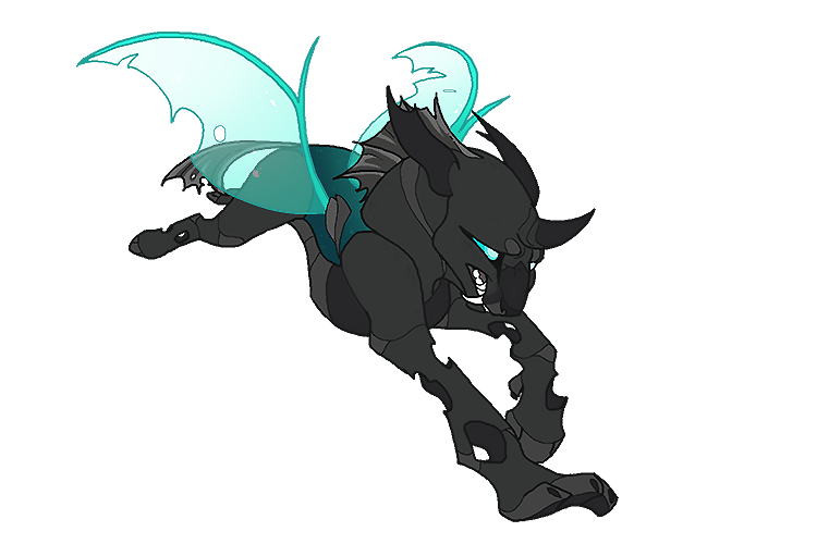 Size: 750x500 | Tagged: artist:glamrockbonnie, changeling, derpibooru import, digital art, male, safe, simple background, solo, thorax, transparent background, trotting