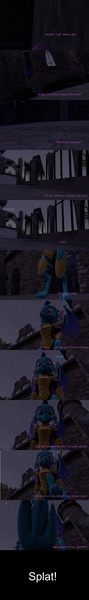 Size: 1920x12948 | Tagged: 3d, alternate ending, alternate version, artist:fazbearsparkle, canterlot, canterlot castle, castle of the royal pony sisters, comic, crush fetish, derpibooru import, dialogue, everfree, fetish, offscreen character, pov, princess ember, semi-grimdark, source filmmaker, splat, twilight sparkle