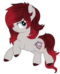 Size: 1252x1530 | Tagged: safe, artist:celestial-rue0w0, artist:holdytussigwpigeon, derpibooru import, oc, oc:laurie hartmare, unofficial characters only, earth pony, pony, base used, commission, ear piercing, earring, female, jewelry, mare, piercing, raised hoof, raised leg, simple background, solo, transparent background