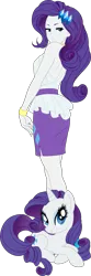 Size: 1993x5987 | Tagged: safe, artist:pink1ejack, derpibooru import, kotobukiya, rarity, human, pony, unicorn, equestria girls, absurd resolution, bare shoulders, blushing, clothes, cute, eyeshadow, female, high heels, human ponidox, humanized, jewelry, kotobukiya rarity, legs, looking at you, looking back, looking back at you, looking over shoulder, makeup, mare, miniskirt, moe, raribetes, self ponidox, shoes, side slit, simple background, skirt, sleeveless, smiling, transparent background, vector