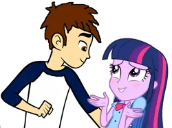 Size: 1024x766 | Tagged: safe, artist:andrestoons, derpibooru import, twilight sparkle, oc, oc:andres vargas, equestria girls, andlight, canon x oc, female, male, shipping, simple background, straight, transparent background