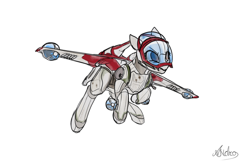 Size: 1500x1000 | Tagged: safe, artist:andromailus, derpibooru import, oc, ponified, object pony, original species, pony, spaceship ponies, gunship, simple background, spaceship, star wars, star wars: the clone wars, white background