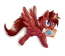 Size: 933x798 | Tagged: safe, artist:avui, derpibooru import, oc, oc:phoenix wing, unofficial characters only, pegasus, pony, book, flying, simple background, solo, transparent background
