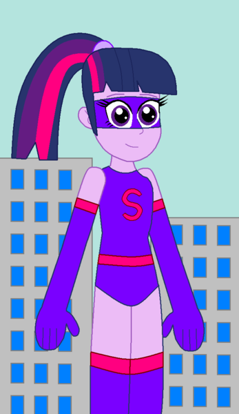 Size: 660x1140 | Tagged: safe, artist:eli-j-brony, derpibooru import, twilight sparkle, human, equestria girls, clothes, leotard, sci-titan, superhero