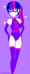 Size: 1232x2980 | Tagged: safe, artist:tomboyjessie13, derpibooru import, sci-twi, twilight sparkle, human, equestria girls, clothes, human coloration, leotard, sci-titan, superhero