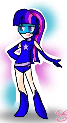 Size: 262x480 | Tagged: artist:kiwi4578, derpibooru import, human, humanized, magic gaia, safe, superhero, twilight sparkle