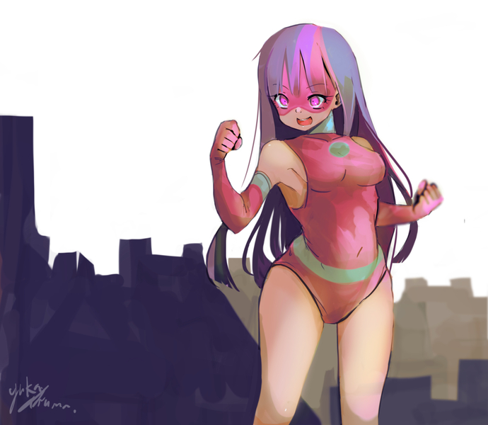 Size: 2355x2048 | Tagged: anime, armpits, artist:yukankuma, breasts, busty twilight sparkle, derpibooru import, human, humanized, no more ponies at source, plasma girl, safe, superhero, twilight sparkle