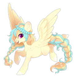 Size: 2094x2107 | Tagged: artist:shady-bush, braid, braided tail, derpibooru import, female, high res, looking at you, mare, oc, oc:oasis (azure art wave), pegasus, safe, simple background, solo, transparent background, unofficial characters only