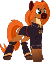 Size: 2400x3003 | Tagged: safe, artist:warszak, derpibooru import, oc, oc:gold rush apple, earth pony, clothes, handsome, handsome face, male, simple background, solo, stallion, tall, transparent background, vector