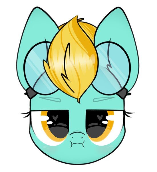 Size: 2967x3238 | Tagged: safe, artist:wholesomedoe, derpibooru import, lightning dust, pony, :i, bust, cute, dustabetes, ear fluff, female, goggles, head only, heart eyes, high res, looking at you, mare, portrait, simple background, solo, white background, wingding eyes