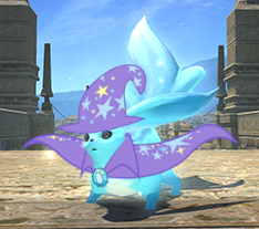 Size: 234x207 | Tagged: cape, carbuncle, clothes, derpibooru import, edit, ffxiv, final fantasy, final fantasy xiv, hat, implied trixie, picture for breezies, safe, trixie, trixie's cape, trixie's hat