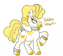 Size: 834x738 | Tagged: albino, artist:grodiechan, derpibooru import, oc, oc:golden heart, safe, zebra