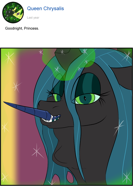 Size: 800x1120 | Tagged: questionable, artist:samanthaweltzin, derpibooru import, princess luna, queen chrysalis, alicorn, changeling, pony, death at source, digestion at source, fatal, implied death, implied digestion, oral vore, story in the source, vore