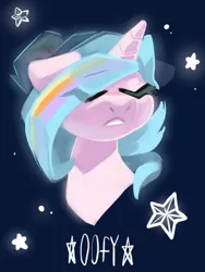 Size: 1200x1600 | Tagged: safe, artist:colorfulcolor233, derpibooru import, oc, oc:oofy colorful, unofficial characters only, pony, unicorn, bust, solo