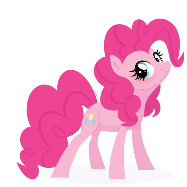 Size: 1920x1920 | Tagged: safe, artist:kabuvee, derpibooru import, pinkie pie, earth pony, pony, cute, diapinkes, female, mare, simple background, solo, transparent background