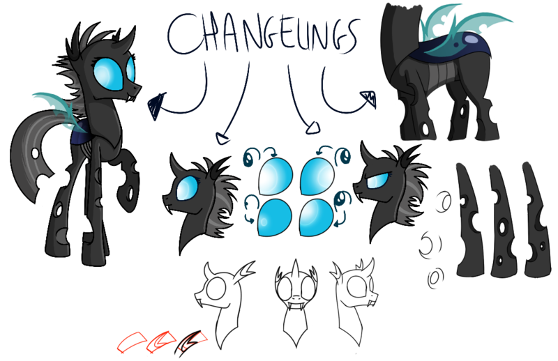 Size: 1125x729 | Tagged: artist:turbo740, changeling, derpibooru import, headcanon, headcanon in the description, practice drawing, safe, simple background, transparent background