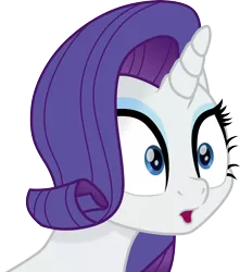 Size: 3000x3399 | Tagged: safe, artist:cloudyglow, derpibooru import, rarity, pony, unicorn, my little pony: the movie, .ai available, bust, eyeshadow, female, high res, makeup, mare, o-face, simple background, solo, transparent background, vector, wide eyes