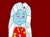 Size: 920x689 | Tagged: safe, artist:mjegameandcomicfan89, derpibooru import, trixie, human, equestria girls, 1000 hours in ms paint, angry, image, png, red background, simple background, unhappy, wat