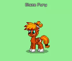 Size: 369x312 | Tagged: safe, derpibooru import, oc, oc:blaze fury, gryphon, hybrid, pegasus, pony, pony town, male, solo, stallion