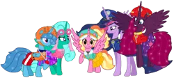 Size: 2328x1039 | Tagged: alicorn, alicornified, alternate universe, artist:徐詩珮, bisexual, chase (paw patrol), clothes, cute, derpibooru import, equestria girls outfit, everest (paw patrol), female, fizzlepop berrytwist, glitterbetes, glittercorn, glitter drops, glitterlight, glittershadow, horn, lesbian, lifeguard, lifeguard spring rain, lustercorn, luster dawn, marshall (paw patrol), older, older glitter drops, older spring rain, older tempest shadow, older twilight, paw patrol, polyamory, princess twilight 2.0, race swap, safe, series:sprglitemplight diary, series:sprglitemplight life jacket days, series:springshadowdrops diary, series:springshadowdrops life jacket days, shipping, simple background, skye (paw patrol), sprglitemplight, springbetes, springcorn, springdrops, springlight, spring rain, springshadow, springshadowdrops, tempestbetes, tempesticorn, tempestlight, tempest shadow, the last problem, transparent background, twilight sparkle, twilight sparkle (alicorn), zuma (paw patrol)